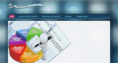 Desktop Screenshot of marketersdomination.com